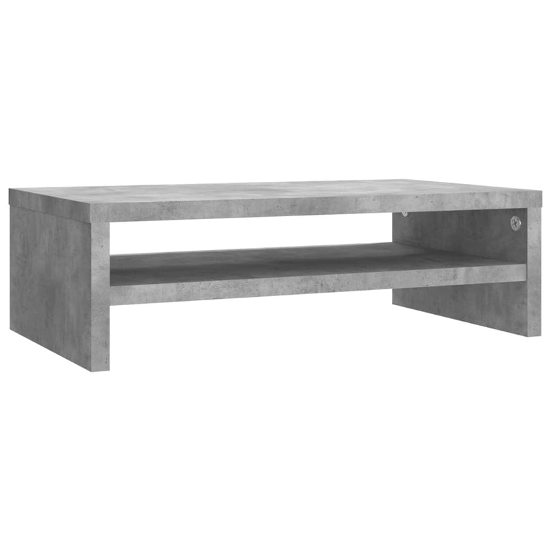 Monitor Stand Concrete Grey 42x24x13 cm Engineered Wood