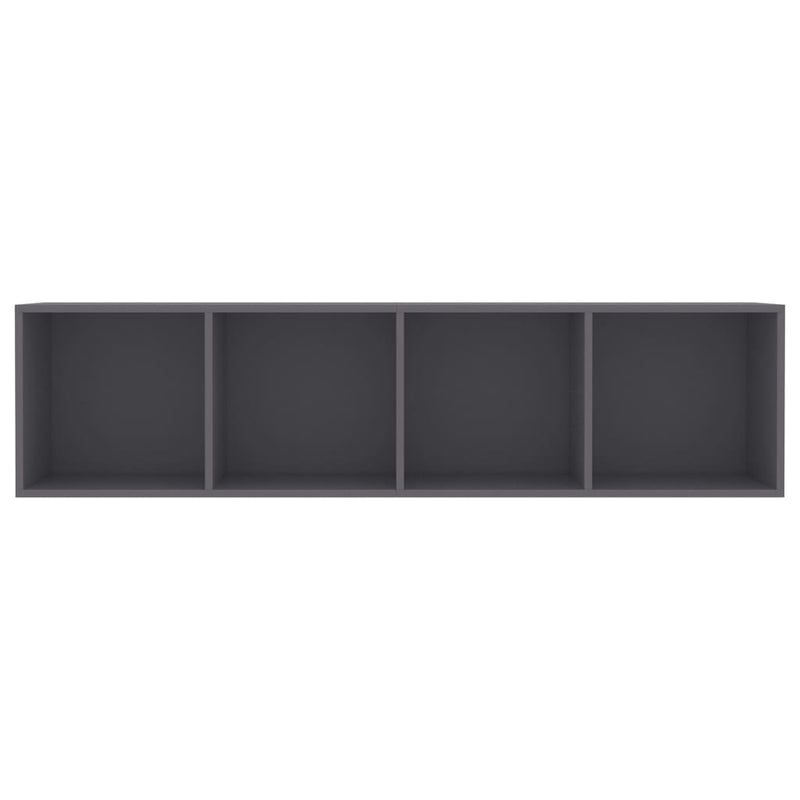 Book Cabinet/TV Cabinet Grey 143x30x36 cm