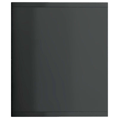 Book Cabinet/TV Cabinet High Gloss Grey 143x30x36 cm