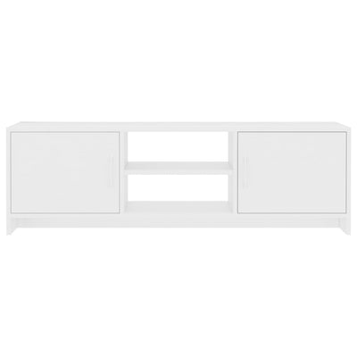 TV Cabinet White 120x30x37.5 cm Engineered Wood