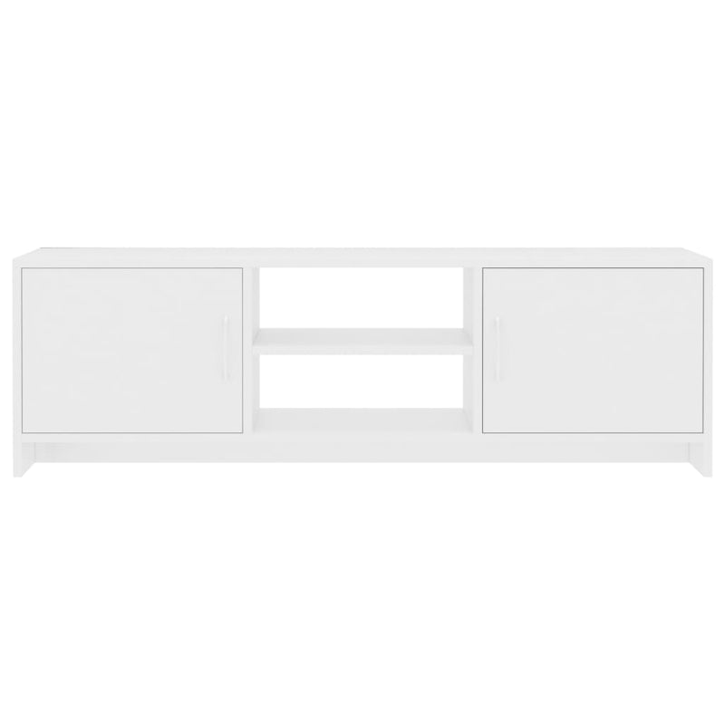 TV Cabinet White 120x30x37.5 cm Engineered Wood