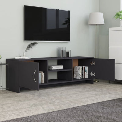 TV Cabinet Grey 120x30x37.5 cm Engineered Wood