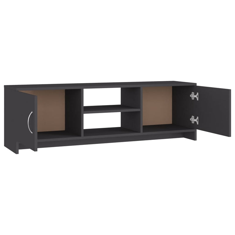 TV Cabinet Grey 120x30x37.5 cm Engineered Wood