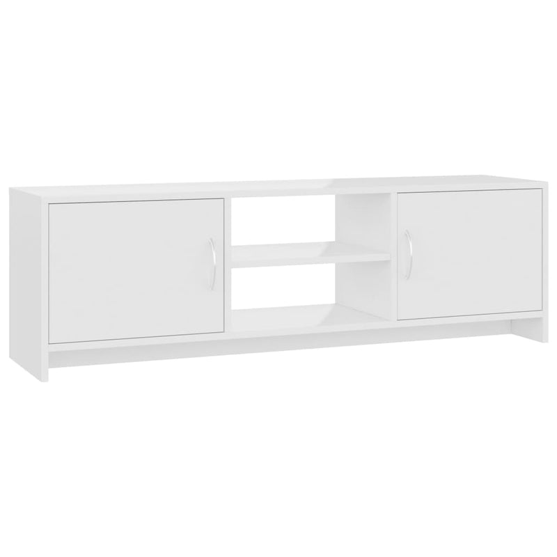 TV Cabinet High Gloss White 120x30x37.5 cm Engineered Wood