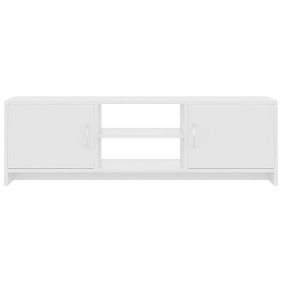 TV Cabinet High Gloss White 120x30x37.5 cm Engineered Wood