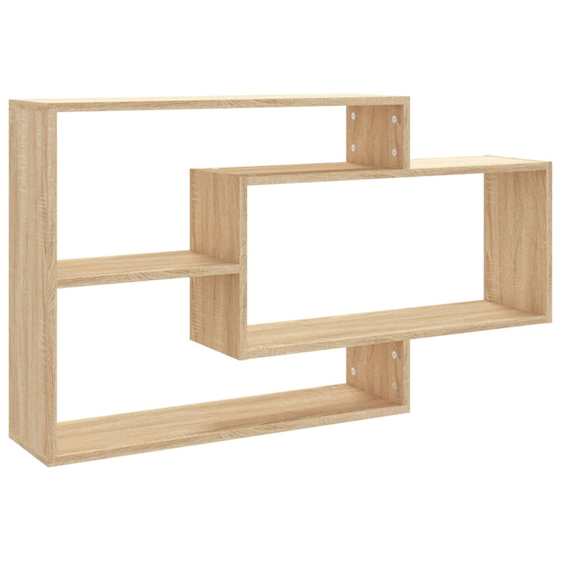 Wall Shelves Sonoma Oak 104x20x58.5 cm Engineered Wood