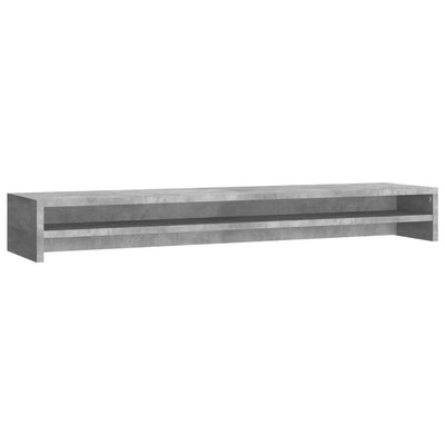 Monitor Stand Concrete Grey 100x24x13 cm Engineered Wood