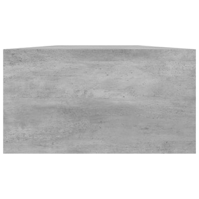 Monitor Stand Concrete Grey 100x24x13 cm Engineered Wood