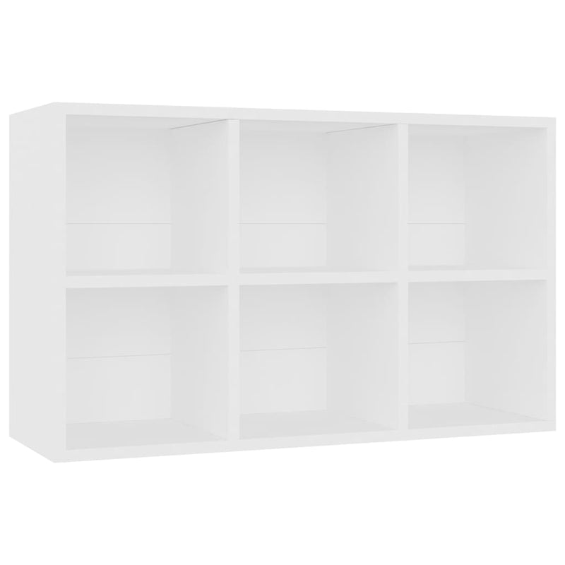 Book Cabinet/Sideboard White 66x30x98 cm Engineered Wood