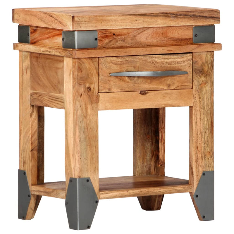 Bedside Cabinet 40x30x51 cm Solid Wood Acacia