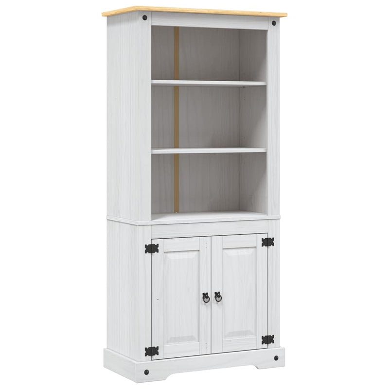 Cupboard Mexican Pine Corona Range White 80x40x170 cm