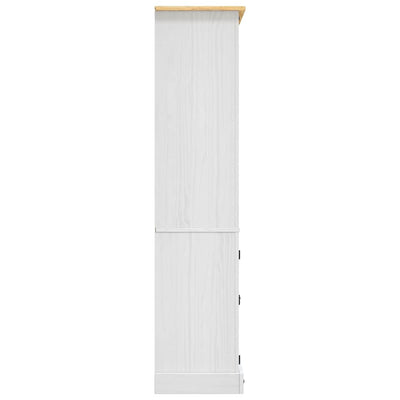 Cupboard Mexican Pine Corona Range White 80x40x170 cm