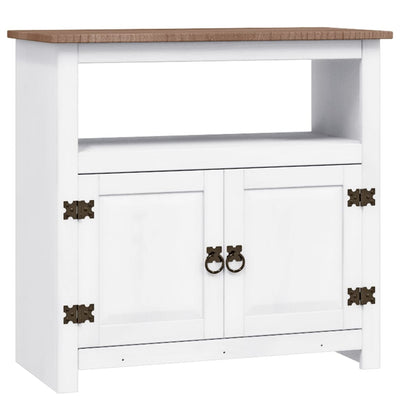 TV Cabinet Mexican Pine Corona Range White 80x43x78 cm