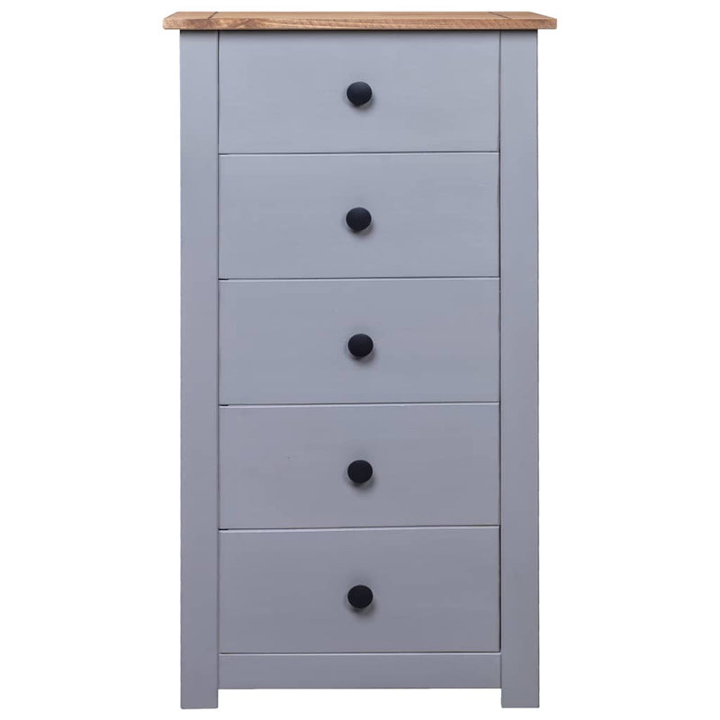 Sideboard Grey 46x40x89 cm Pine Panama Range