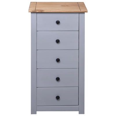 Sideboard Grey 46x40x89 cm Pine Panama Range