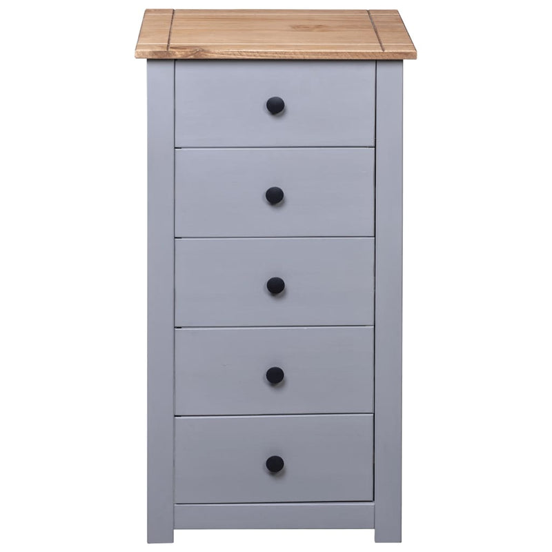 Sideboard Grey 46x40x89 cm Pine Panama Range