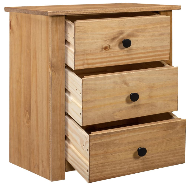 Bedside Cabinet 46x40x57 cm Pinewood Panama Range