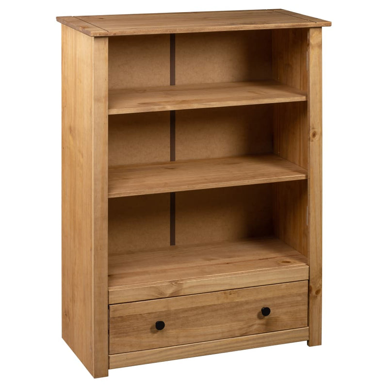 Bookcase 80x35x110 cm Solid Pine Wood Panama Range