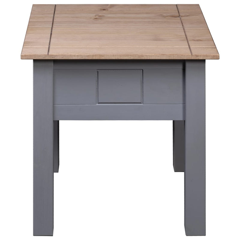 Nightstand Grey 50.5x50.5x52.5 cm Pine Panama Range