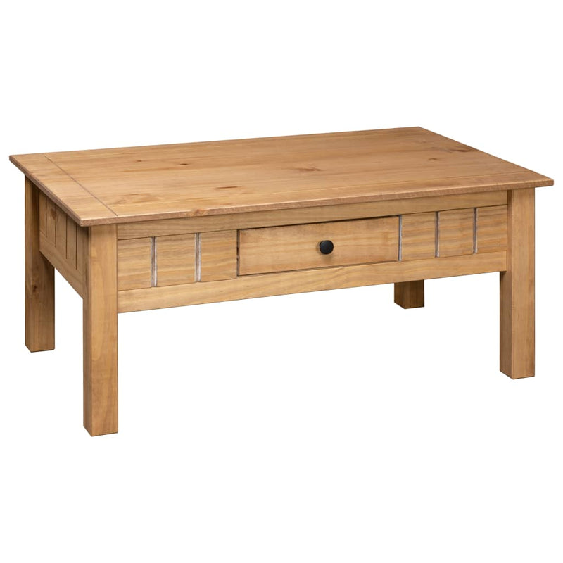 Coffee Table 100x60x45 cm Solid Pine Wood Panama Range