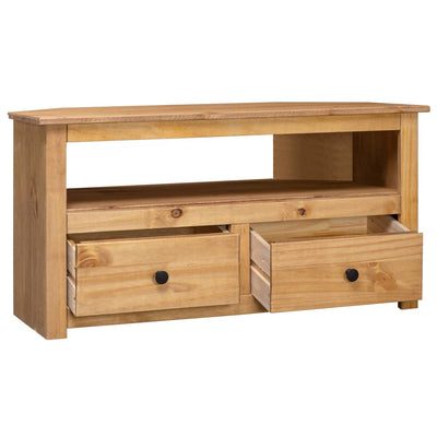 Corner TV Cabinet 93x49x49 cm Solid Pine Panama Range