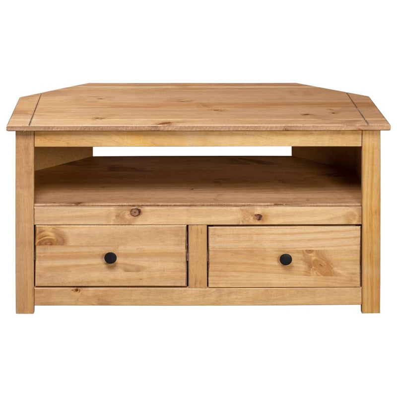 Corner TV Cabinet 93x49x49 cm Solid Pine Panama Range