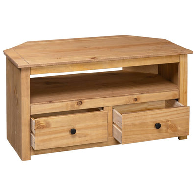 Corner TV Cabinet 93x49x49 cm Solid Pine Panama Range