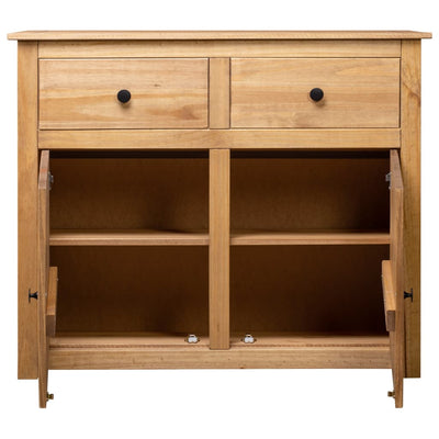 Sideboard 93x40x80 cm Solid Pinewood Panama Range