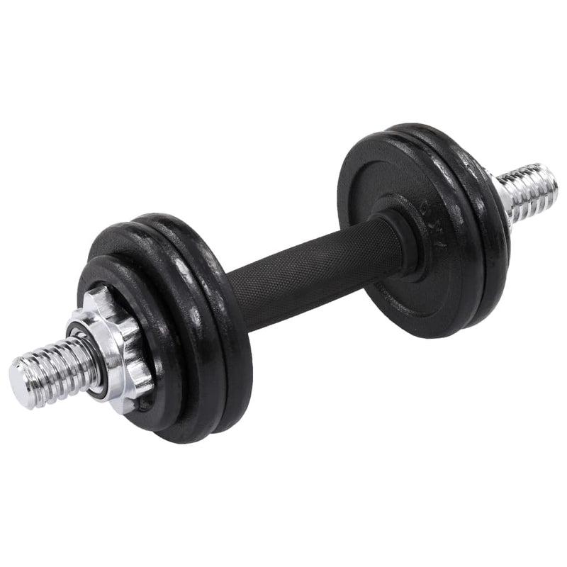 19 Piece Dumbbell Set 15 kg Cast Iron