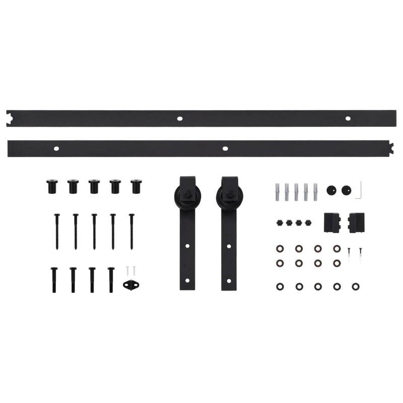 Sliding Door SKIEN Hardware Kit 200 cm Steel Black