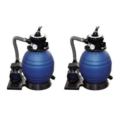 Sand Filter Pumps 2pcs 400 W 11000 l/h