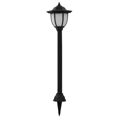 Outdoor Solar Lamps 6 pcs LED Black