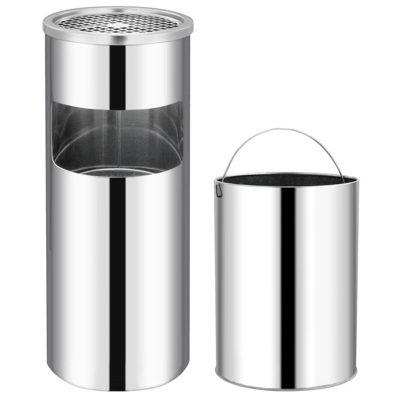 Ashtray Dustbin Hotel 30 L Stainless Steel