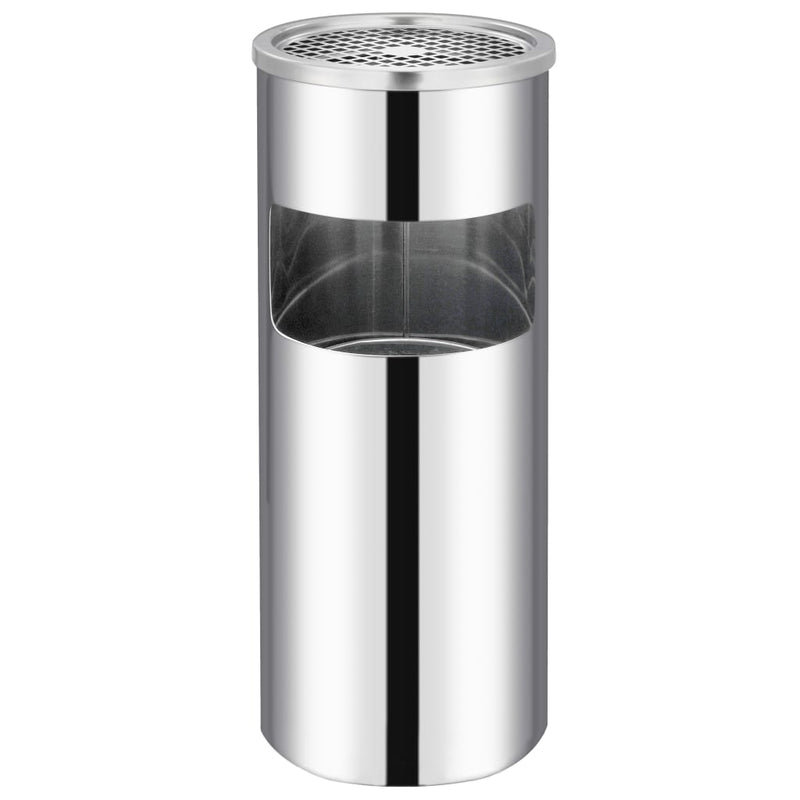 Ashtray Dustbin Hotel 30 L Stainless Steel