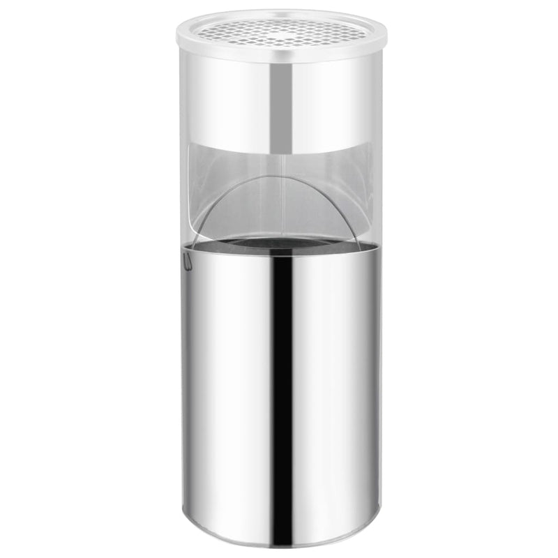 Ashtray Dustbin Hotel 30 L Stainless Steel