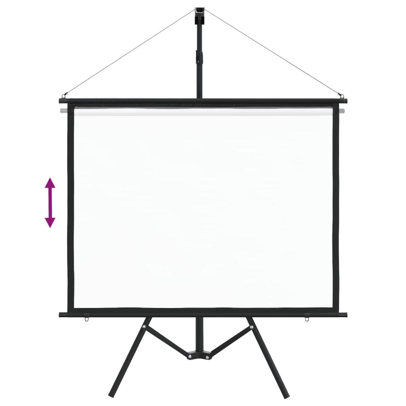 Projection Screen with Tripod 50" 4:3