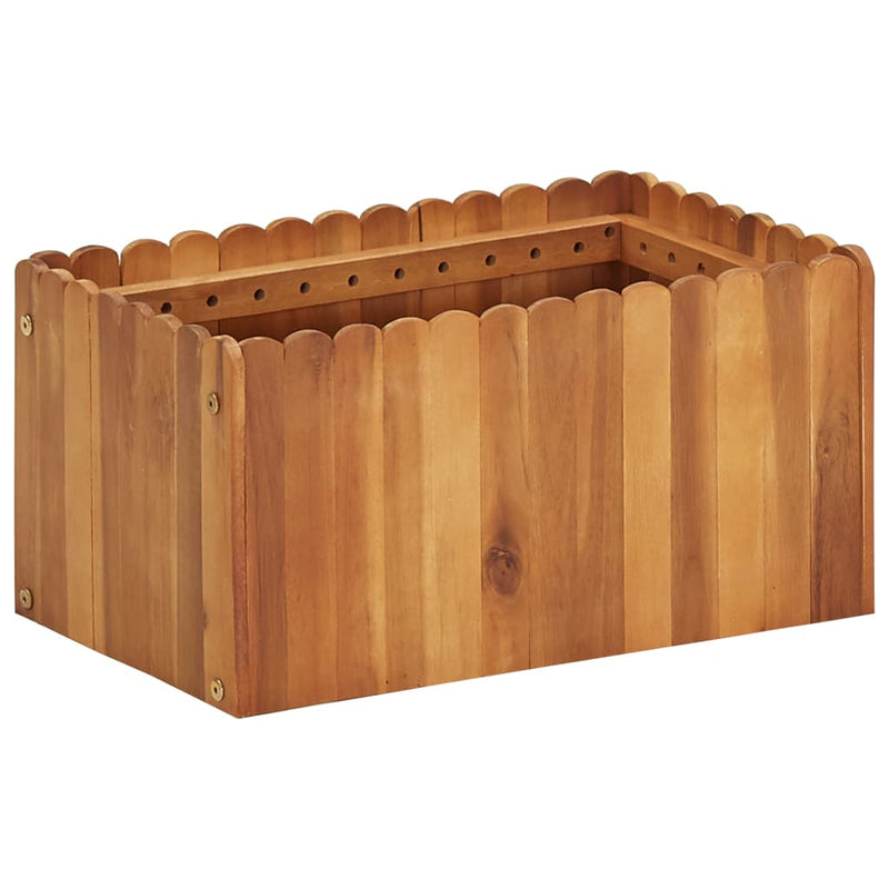 Garden Raised Bed 50x30x25 cm Solid Acacia Wood