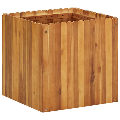 Garden Raised Bed 50x50x50 cm Solid Acacia Wood