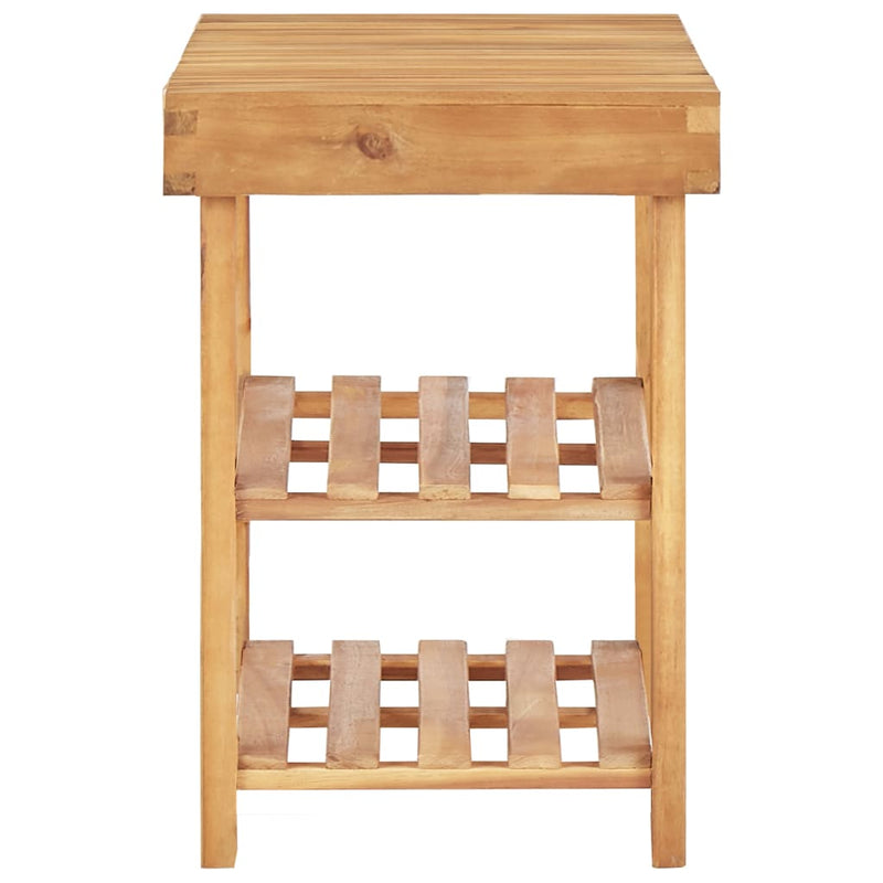 Shoe Rack 70x32x46 cm Solid Acacia Wood