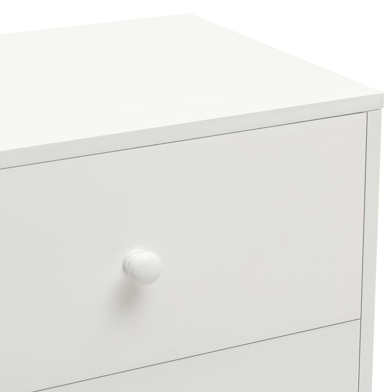 Bedside Cabinets 2 pcs White 40x30x50 cm Solid Pinewood