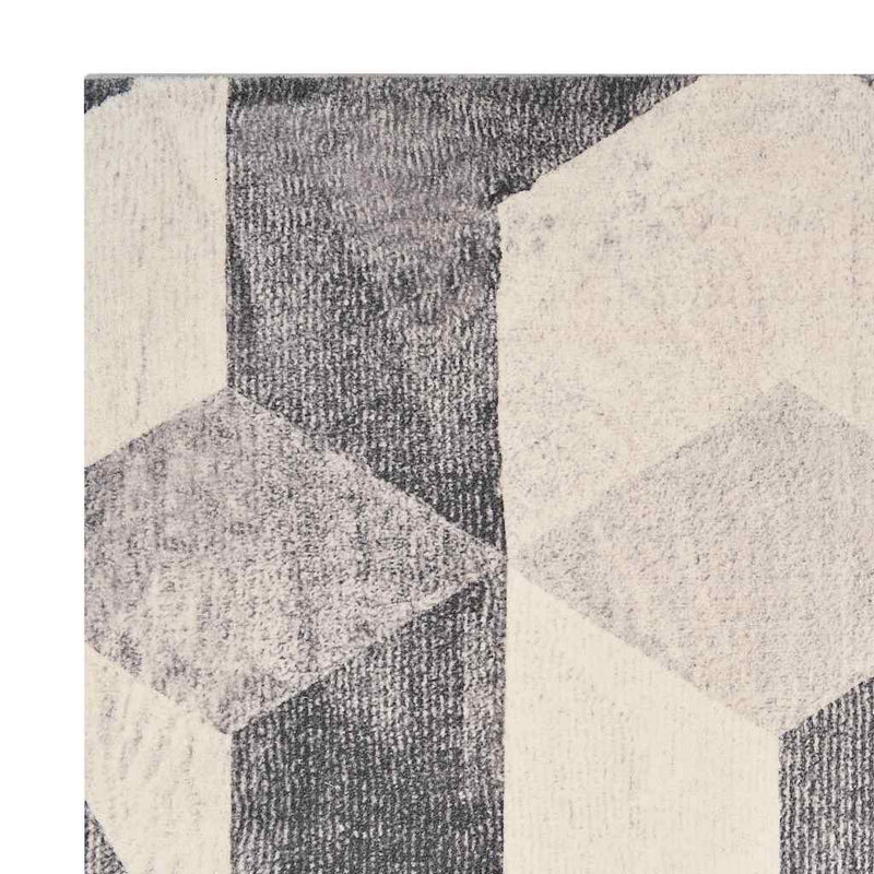 Printed Rug Beige 120x170 cm Polyester