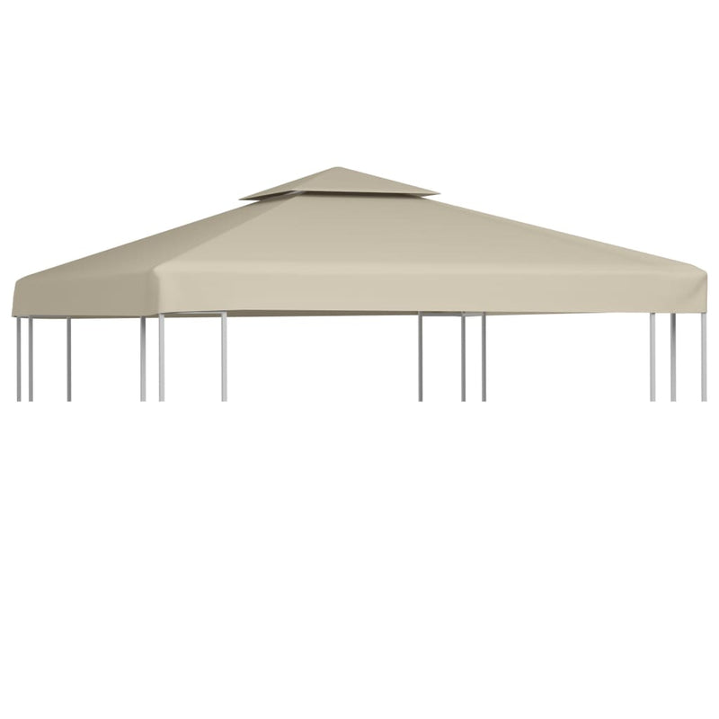 Gazebo Cover Canopy Replacement 310 g / m² Beige 3x3 m