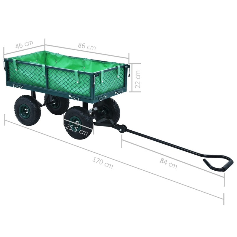 Garden Hand Trolley Green 250 kg