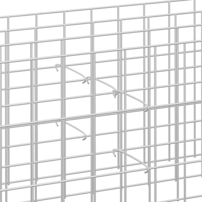 Gabion Hooks 50 pcs Galvanised Steel 30 cm