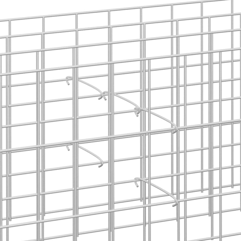 Gabion Hooks 100 pcs Galvanised Steel 30 cm