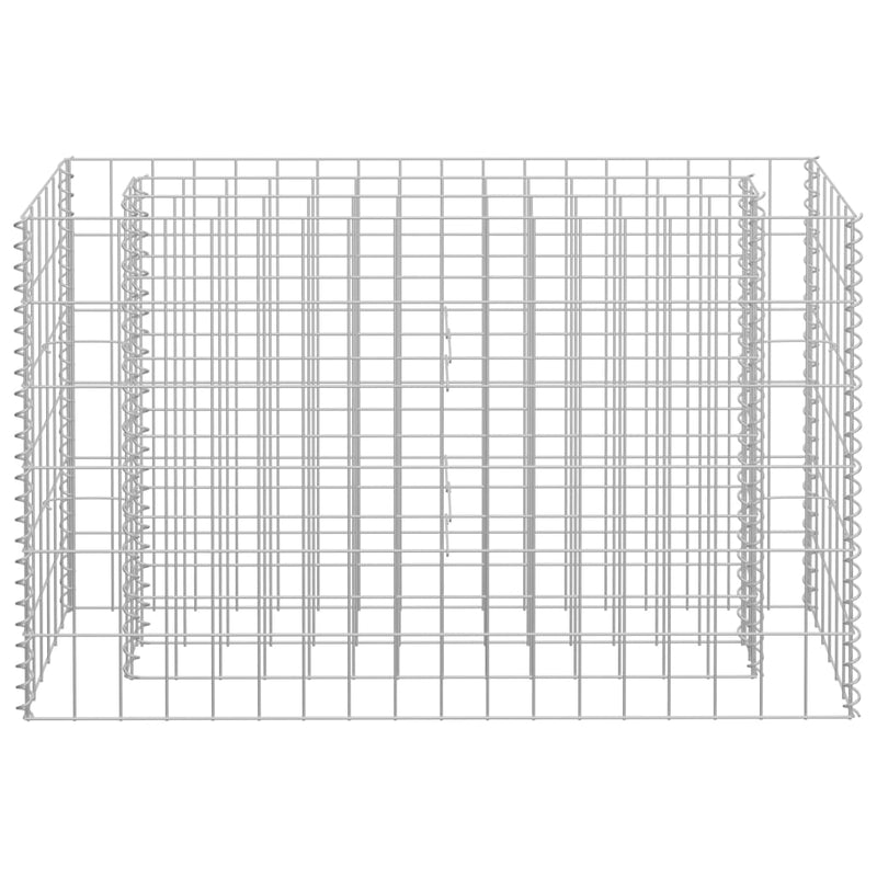 Gabion Raised Bed Galvanised Steel 90x30x60 cm