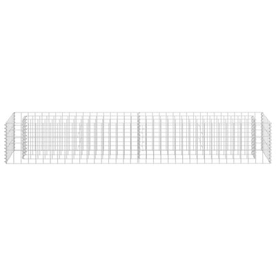 Gabion Raised Bed Galvanised Steel 180x30x30 cm