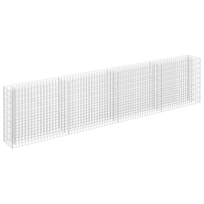 Gabion Raised Bed Galvanised Steel 360x30x90 cm