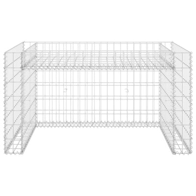 Lawn Mower Garage with Raised Bed 110x80x60 cm Steel Wire