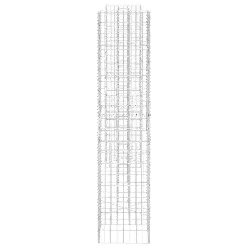 H-Shaped Gabion Planter Steel Wire 260x40x180 cm